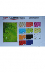 Lycra paillettes durban