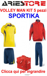 Box Volley man 5 pezzi Sportika