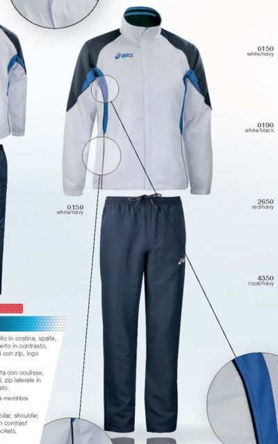 tuta asics microfibra