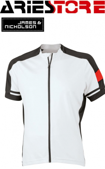 Men's Bike Tshirt Full Zip JN454