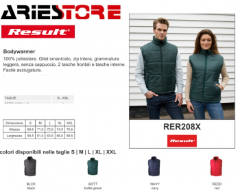 Bodywarmer RER208X