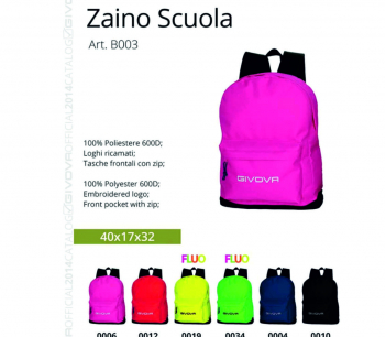 Scuola  Zaino Givova B003