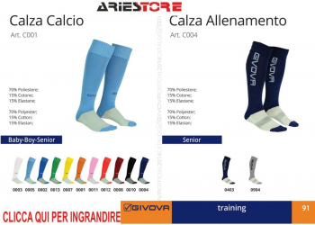 Calza calcio C001 Givova