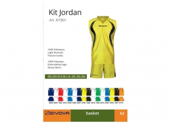 Jordan kit Givova KITB01