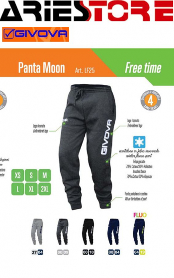 Moon pantalone LF25 Givova