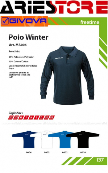 Winter Polo Givova MA004