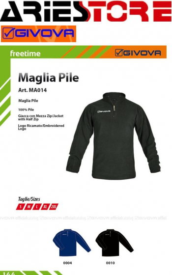 Pile maglia Givova MA014