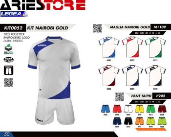 Nairobi Gold KIT0052 Legea