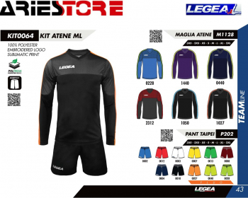 Atene KIT0064 m\l Legea