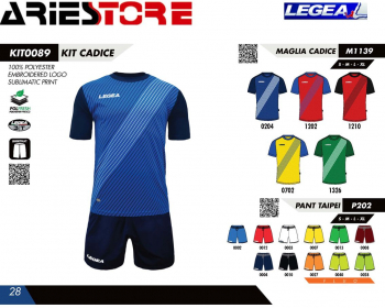 Cadice KIT0039 Legea