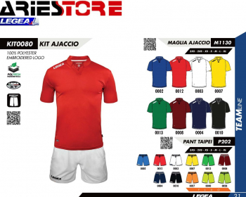 Ajaccio Maglia M1130 Legea