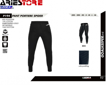 Spider pant Goalk. P194 Legea