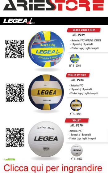 Volley n°5 Ball Legea