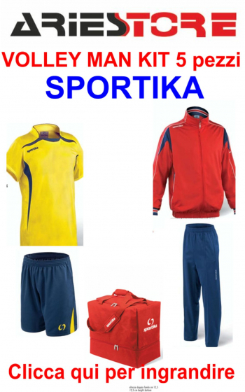 Box Volley man 5 pezzi Sportika