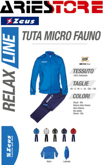 Fauno Micro Tracksuit tuta Zeus