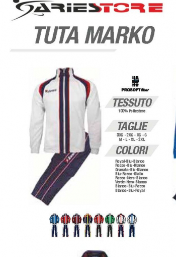 Marko tuta tracksuit Zeus Outlet