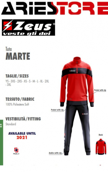 Marte tuta tracksuit Zeus