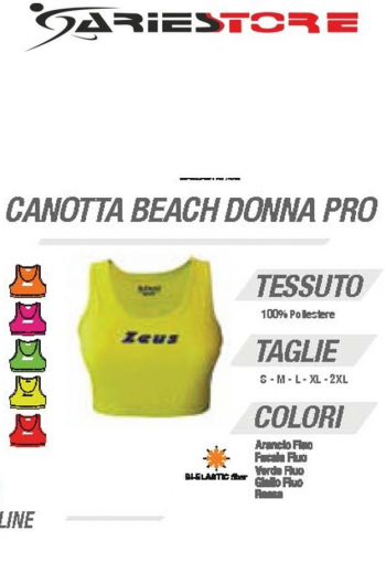 Pro Beach woman canotta  Zeus