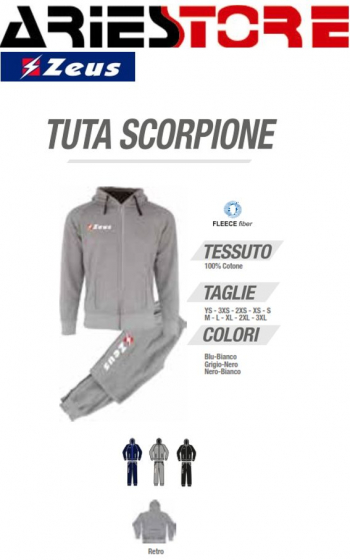 Scorpione Tracksuit tuta Zeus