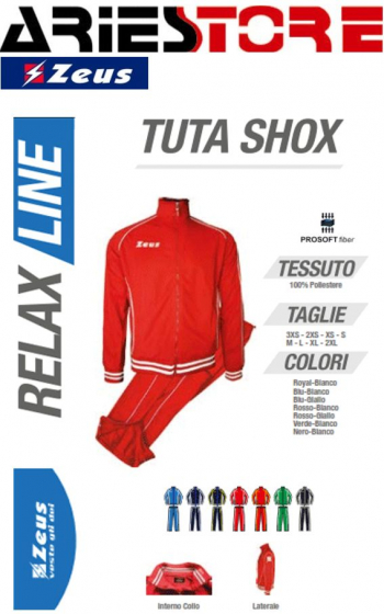 Shox tuta tracksuit Zeus Outlet