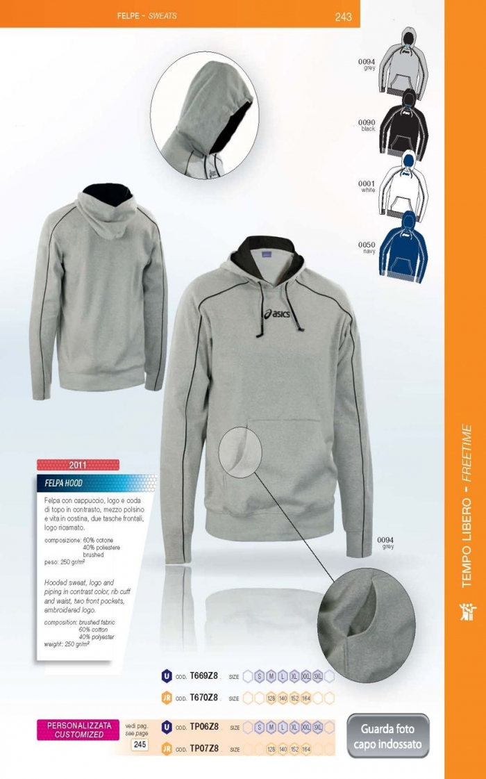 felpe smanicate con cappuccio adidas